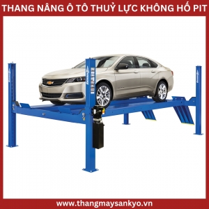 Thang Nâng Ô Tô Thuỷ Lực Không Cần Hố Pit