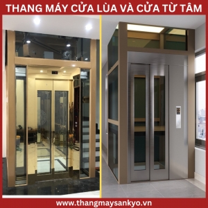 So Sánh Thang Máy Cửa Lùa Một Phía Và Thang Máy Cửa Lùa Từ Tâm