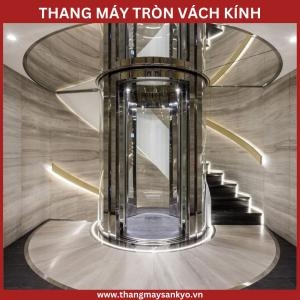 Thang Máy Tròn Vách Kính