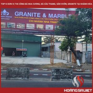 Top10 Đơn Vị Thi Công Đá Hoa Cương, Đá Cầu Thang, Sân Vườn, Granite Tại Khánh Hòa