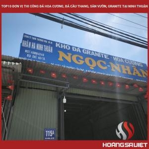 Top10 Đơn Vị Thi Công Đá Hoa Cương, Đá Cầu Thang, Sân Vườn, Granite Tại Ninh Thuận