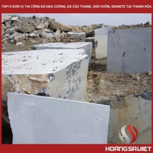Top10 Đơn Vị Thi Công Đá Hoa Cương, Đá Cầu Thang, Sân Vườn, Granite Tại Thanh Hóa