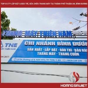 Top10 Cty Lắp Đặt & Bảo Trì, Sửa Chữa Thang Máy Tại Thành Phố Thuận An, Bình Dương