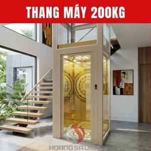 Thang Máy Gia Đình 200Kg Cửa Mở Tay