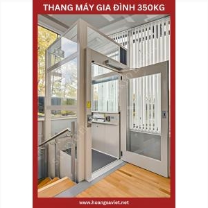 Thang Máy Kính Gia Đình Cửa Mở Tay