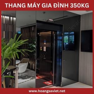Thang Máy Kính Gia Đình Cửa Mở Tay