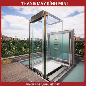 Thang Máy Lồng Kính Mini 200Kg