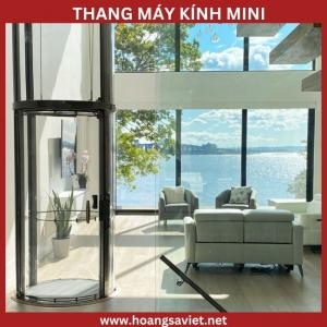 Thang Máy Lồng Kính Mini 200Kg