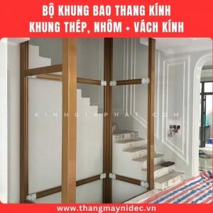 Thang Máy Kính Gia Đình Cửa Mở Tay