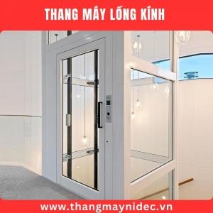 Thang Máy Kính Gia Đình Cửa Mở Tay