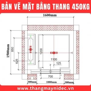 Thang Máy Gia Đình 450Kg